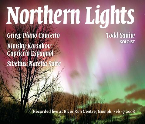 GSO Northern Lights, Simon Irving, conductor, Todd Yaniw, piano